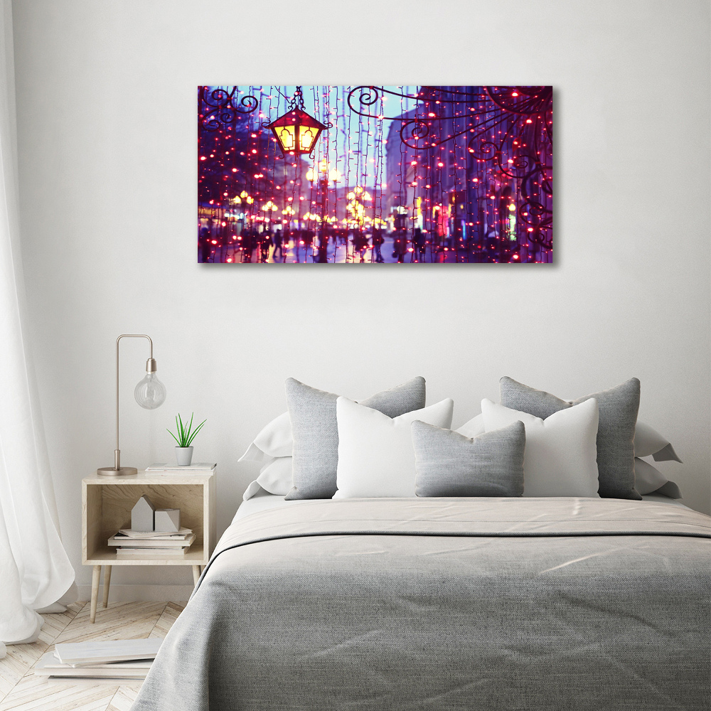 Acrylic print Lights in the city