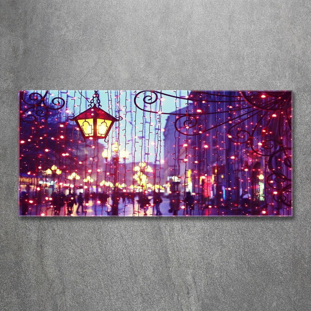 Acrylic print Lights in the city