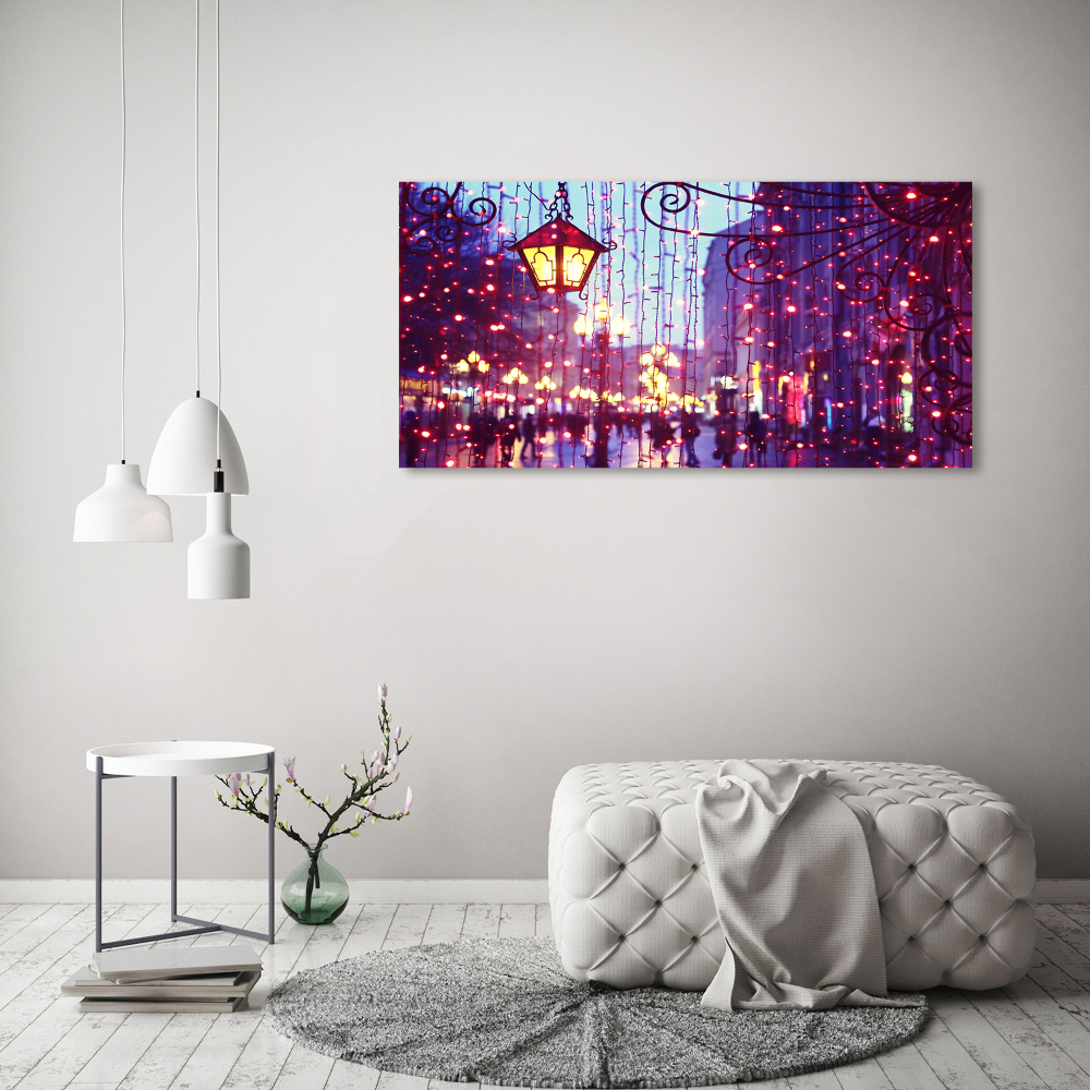 Acrylic print Lights in the city