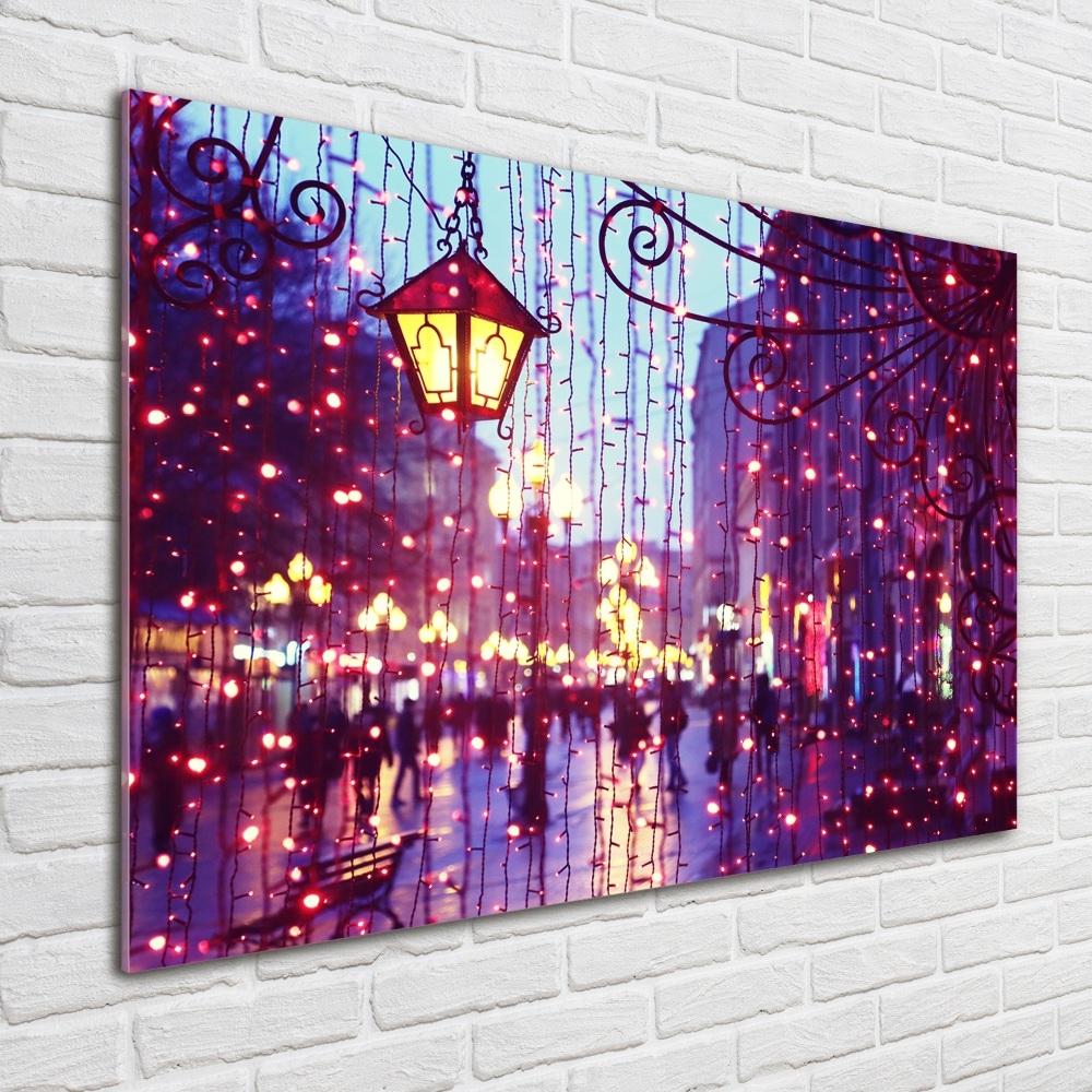 Acrylic print Lights in the city