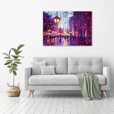 Acrylic print Lights in the city