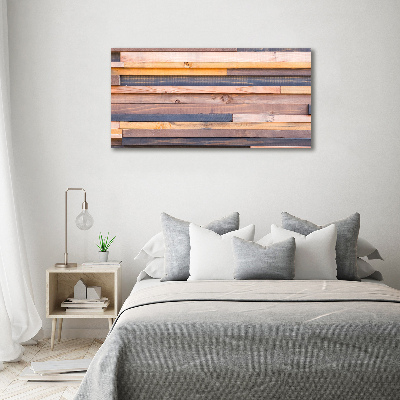 Print on acrylic Wooden wall