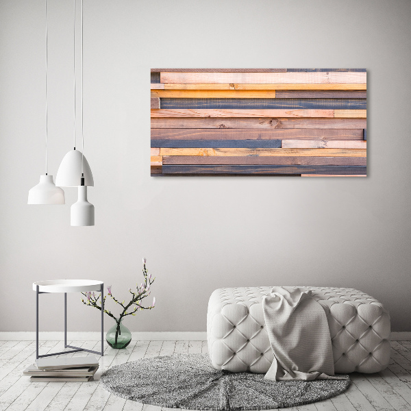 Print on acrylic Wooden wall