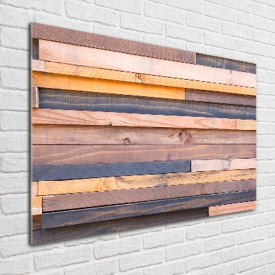 Print on acrylic Wooden wall