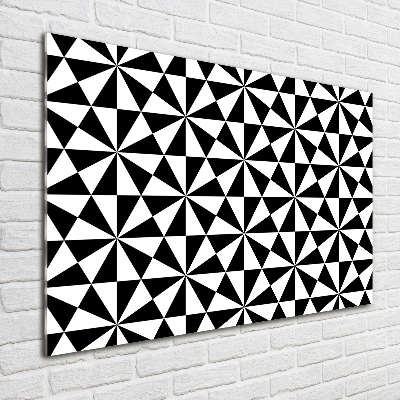 Print on acrylic Geometric background