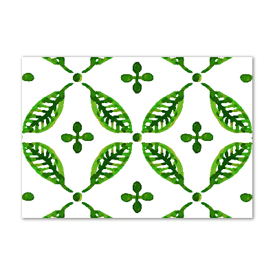 Acrylic wall art Green leaves