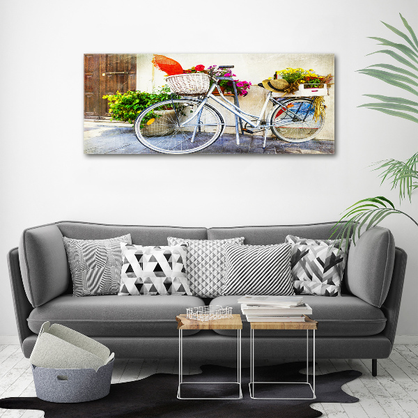 Print on acrylic White bike