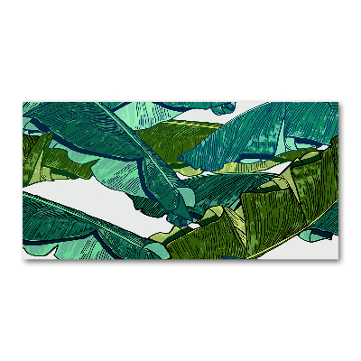 Acrylic wall art Banana leaves