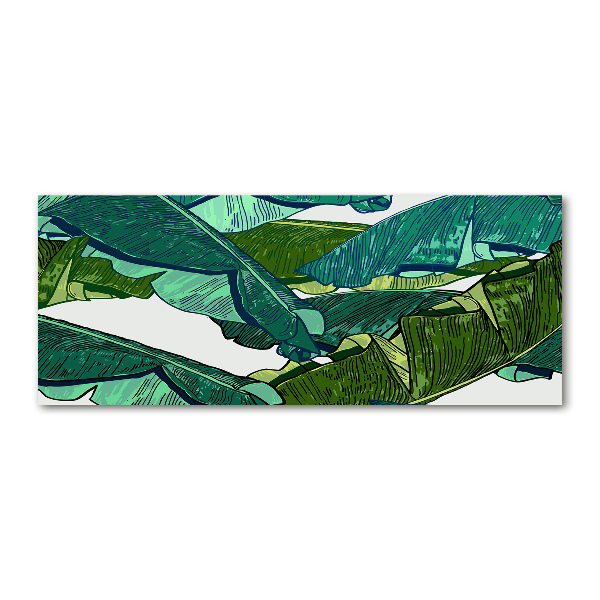 Acrylic wall art Banana leaves