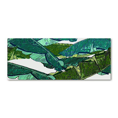 Acrylic wall art Banana leaves