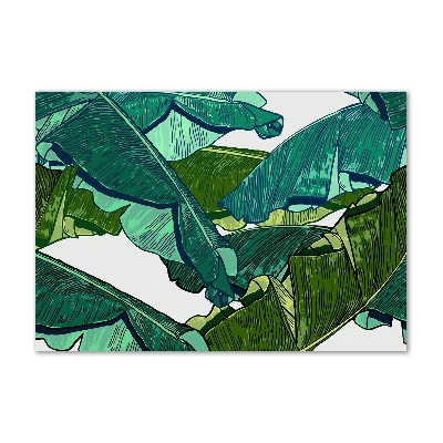 Acrylic wall art Banana leaves