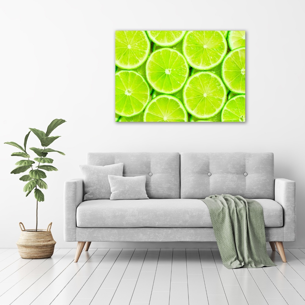 Wall art acrylic Lime