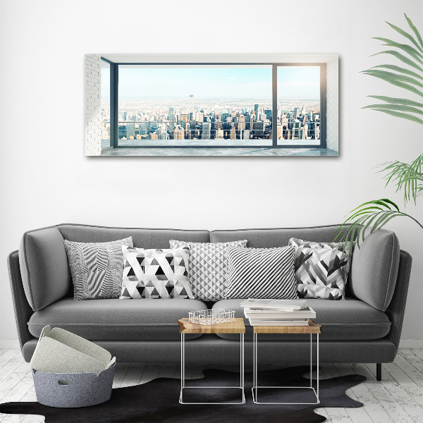 Print on acrylic View of the city