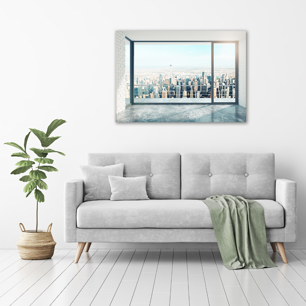 Print on acrylic View of the city