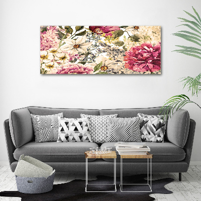 Acrylic print Floral pattern