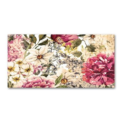 Acrylic print Floral pattern