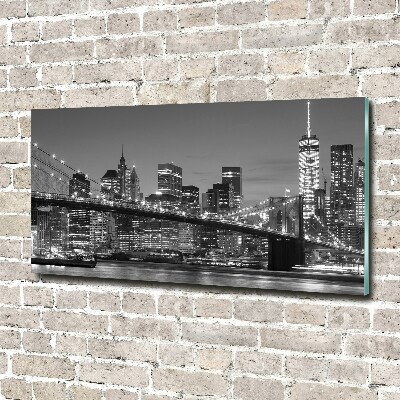 Print on acrylic Manhattan at night