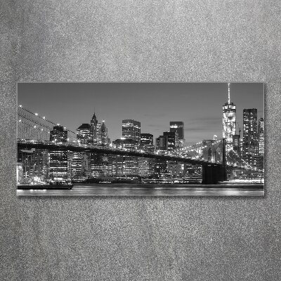 Print on acrylic Manhattan at night