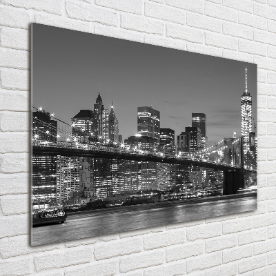 Print on acrylic Manhattan at night