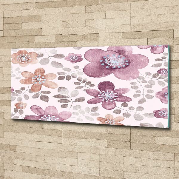 Acrylic print Floral pattern