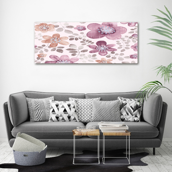 Acrylic print Floral pattern