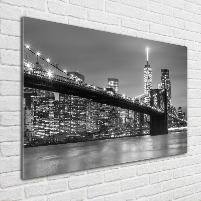 Acrylic wall art New York at night