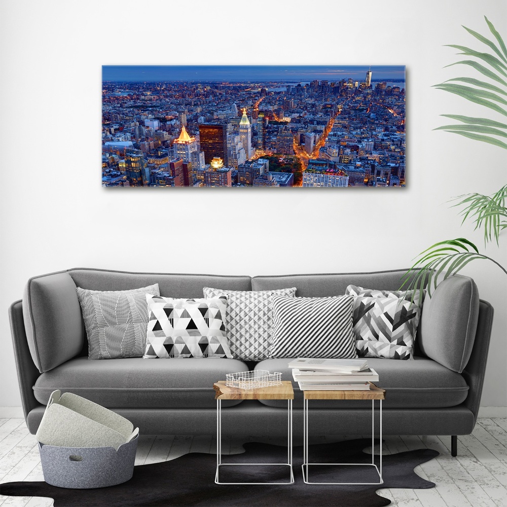 Wall art acrylic Manhattan at night