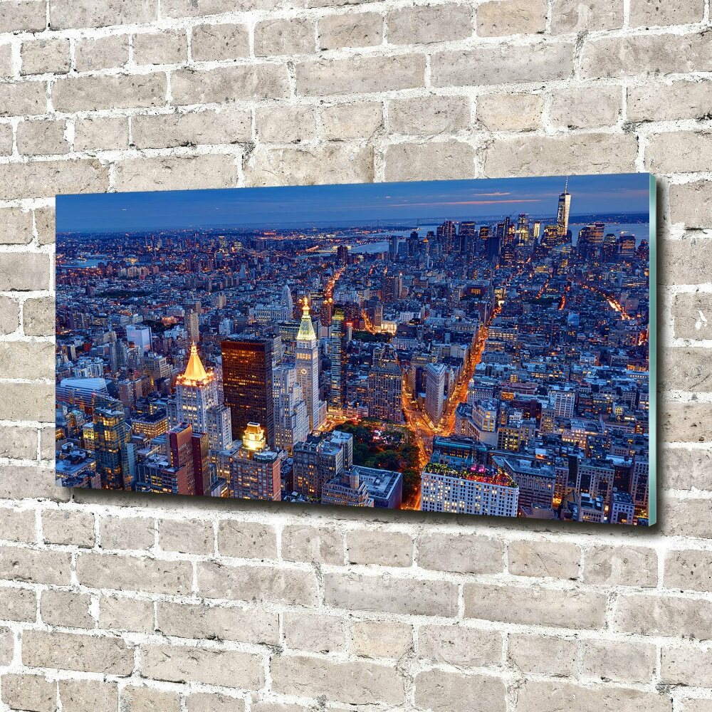 Wall art acrylic Manhattan at night