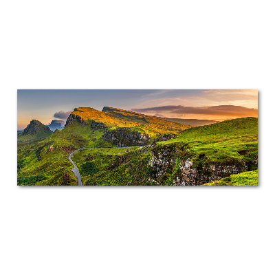 Acrylic wall art Scotland Hills