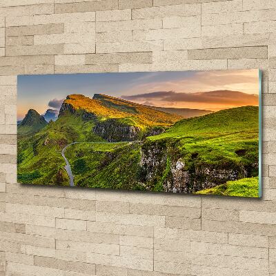 Acrylic wall art Scotland Hills