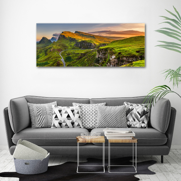 Acrylic wall art Scotland Hills