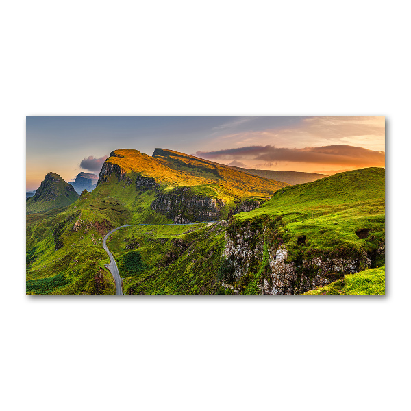 Acrylic wall art Scotland Hills