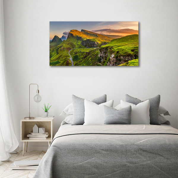 Acrylic wall art Scotland Hills