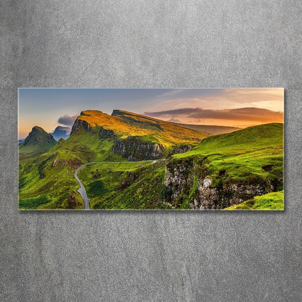 Acrylic wall art Scotland Hills