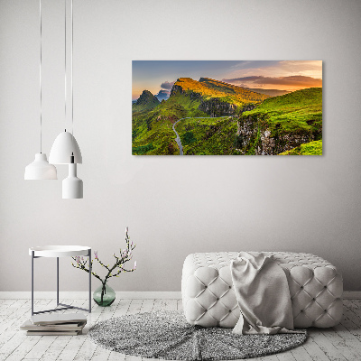 Acrylic wall art Scotland Hills