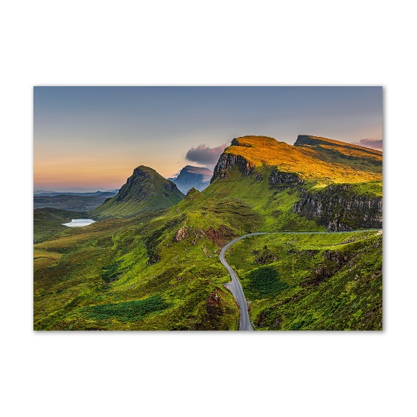 Acrylic wall art Scotland Hills