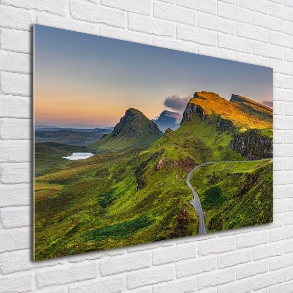 Acrylic wall art Scotland Hills