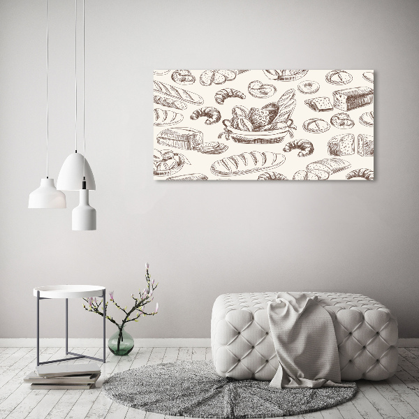 Acrylic print Bread