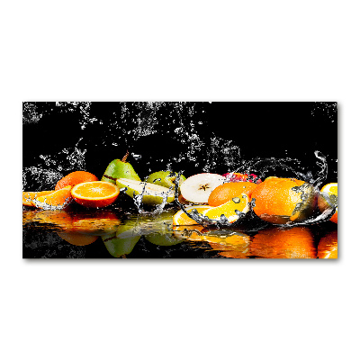 Wall art acrylic Fruit and water