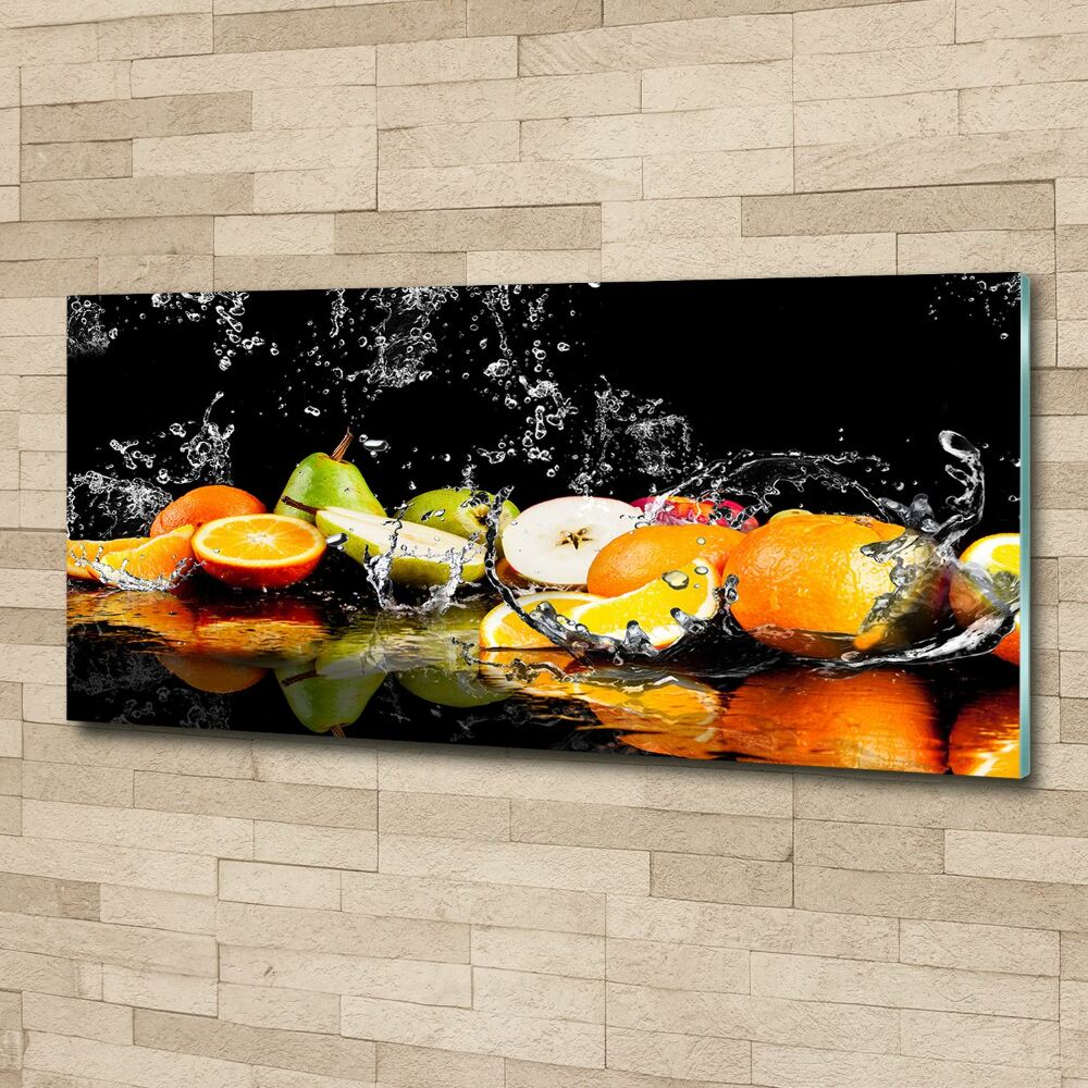 Wall art acrylic Fruit and water