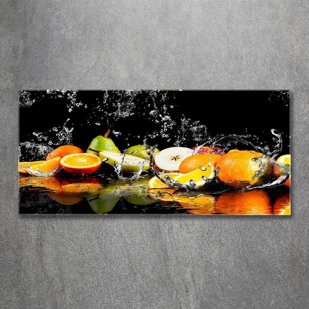 Wall art acrylic Fruit and water