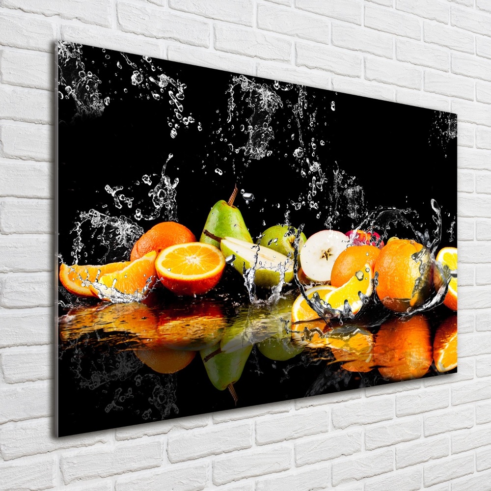 Wall art acrylic Fruit and water