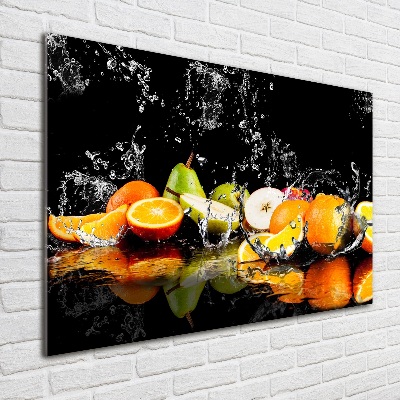 Wall art acrylic Fruit and water