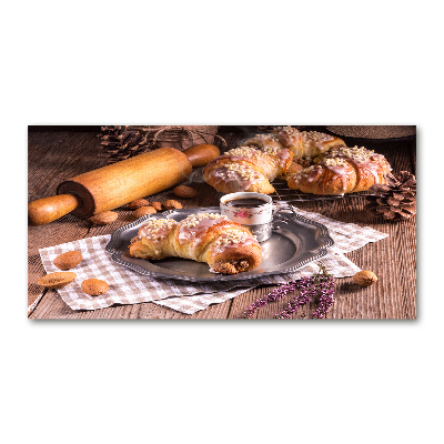 Acrylic wall art croissants