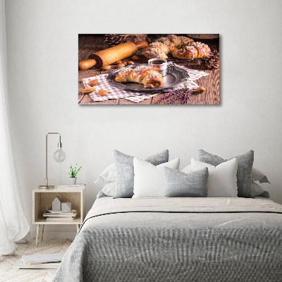 Acrylic wall art croissants