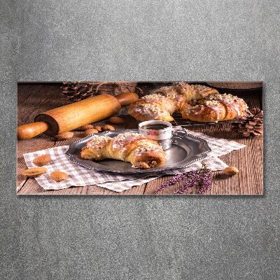 Acrylic wall art croissants