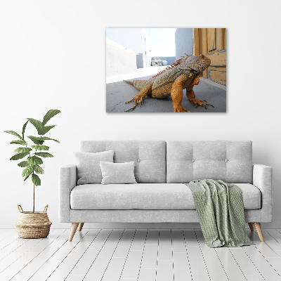 Acrylic wall art Iguana