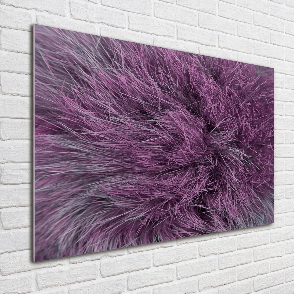 Print on acrylic Pink fur