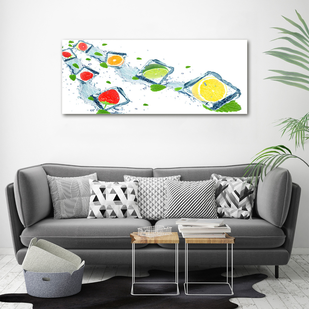 Acrylic wall art Fruit in cubes