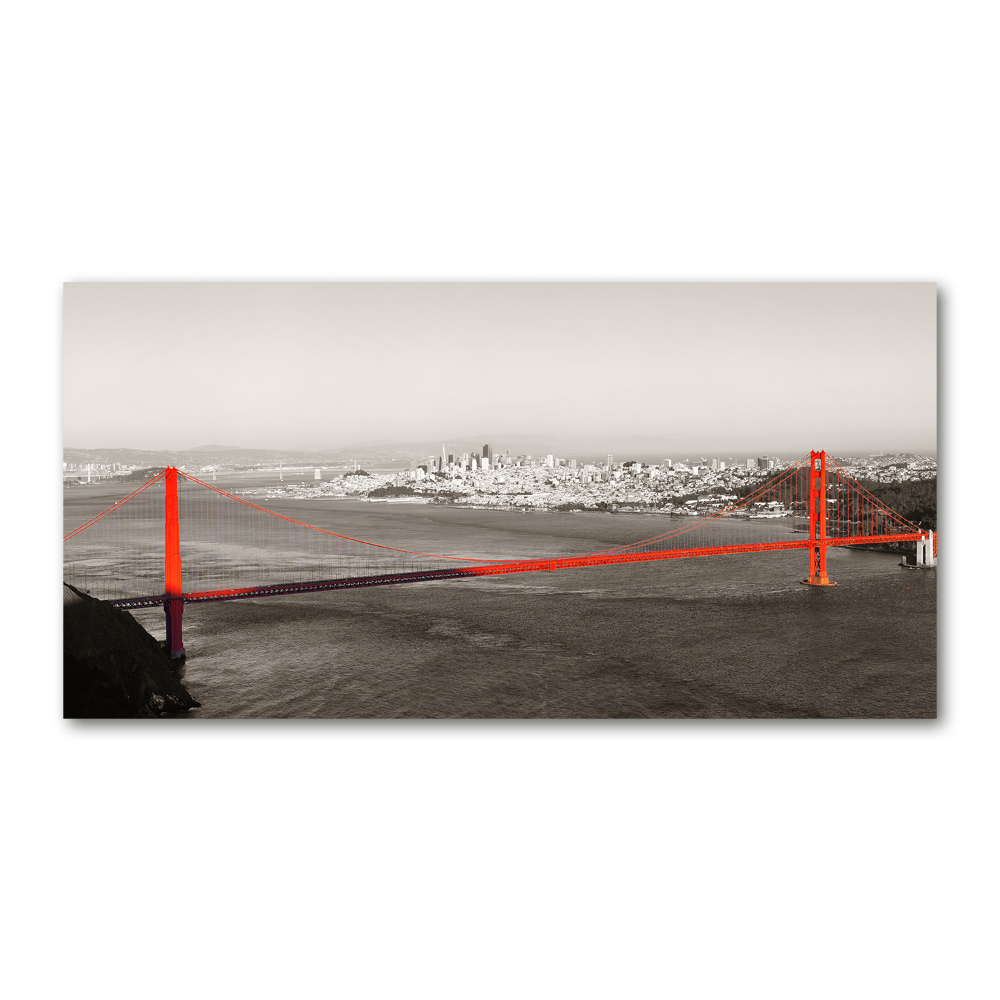 Acrylic wall art San Francisco bridge